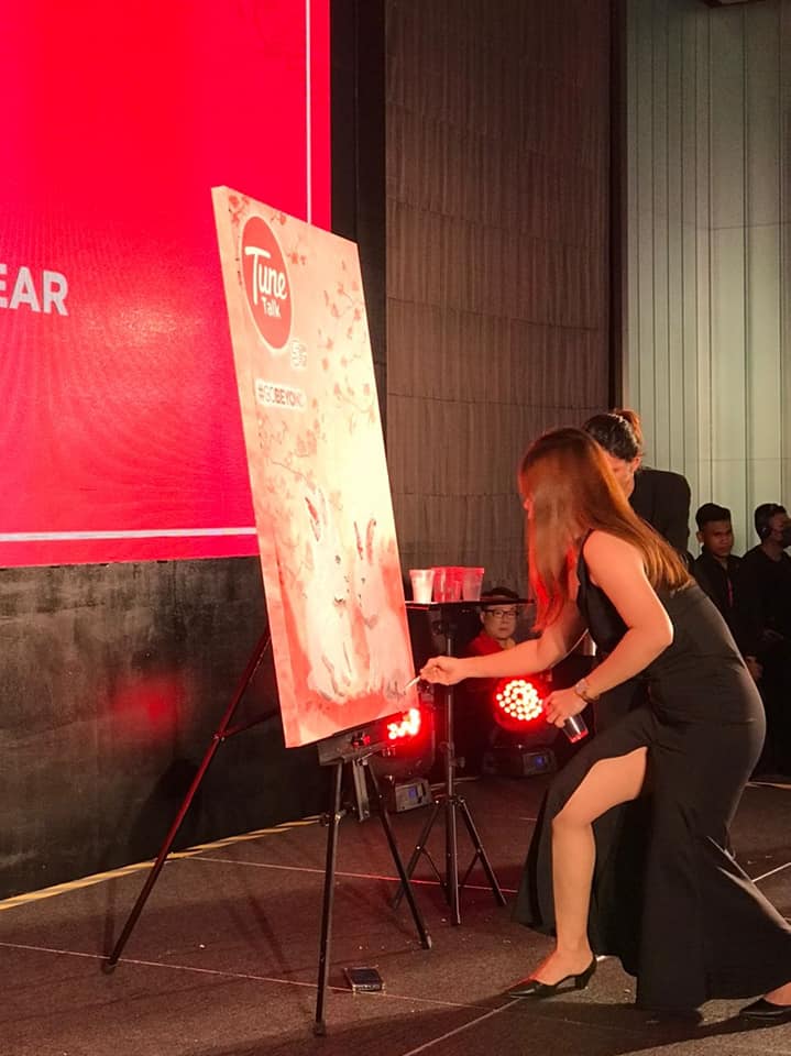 现场绘画表演