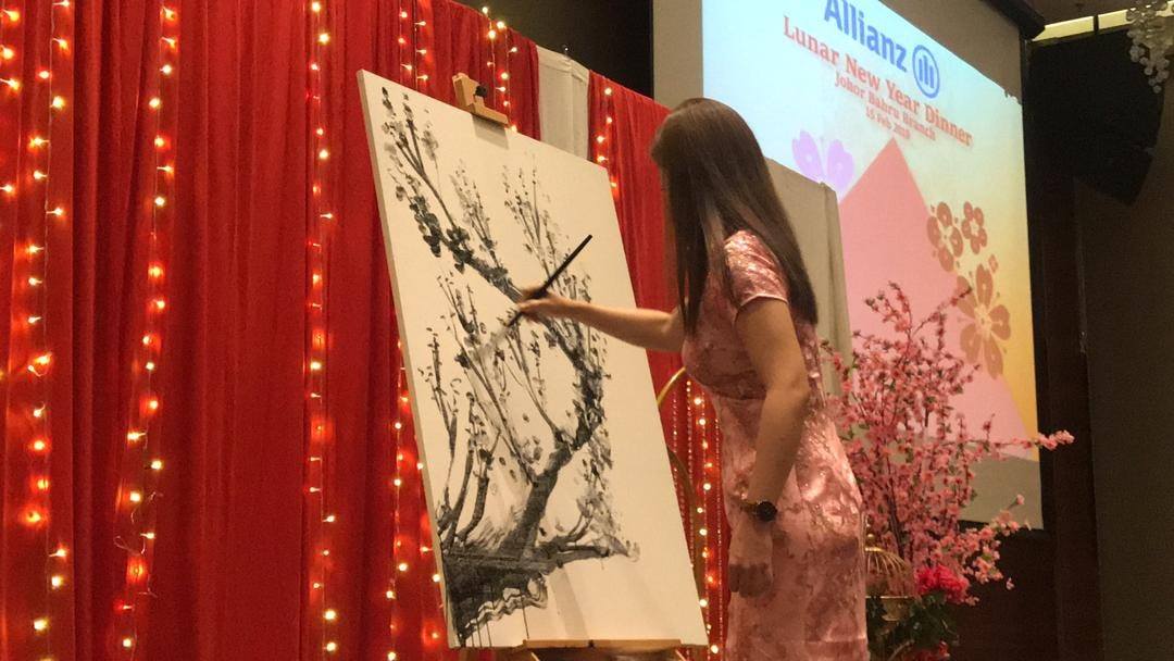 现场速绘表演